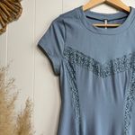 Free People mini dress floral lace 2 boho summer spring Photo 1