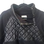 Abercrombie & Fitch Moto Fleece Pullover Black Medium Photo 4