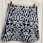 Gretchen Scott  Navy and white printed skort size extra small Photo 2