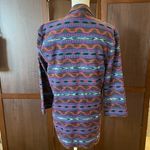 Neiman Marcus Vintage 90’s Mexican Serape Woven Jacket. Size Medium Photo 4