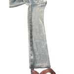 Preswick & Moore Presswick & Moore crocheted sweater Sz M Lt blue/Silver NWT Photo 6