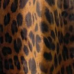 CAbi Party Velvet Pant Leopard Print Wide Leg Trousers Brown Black Size Large Photo 10