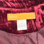 Cynthia Steffe Womens Velvet Jacket Size 2 Steampunk Baroque Military Whimsigoth Red Photo 5