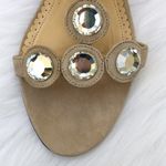 Charlotte Olympia NIB Semi-precious rhinestone suede flat Sandal 35.5 US 5.5 Photo 9