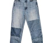 BDG UO Women’s Size 27 Light Blue Patch Front Slim Straight Jeans Photo 0