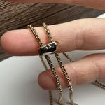 Kendra Scott  Scottie CZ Cubic Zirconia Necklace Adjustable Length Curved Bar Photo 5