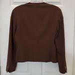 Giorgio Armani  Brown Wool Button Front Long Sleeve Jacket Size 40 Photo 1
