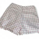 Venus  Frayed-Hem Tweed Shorts Photo 3