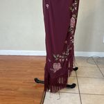 House Of CB HOUSE OF‎ CB 'Eloisa' Wine Embroidered Midi Dress NWOT size S Photo 4