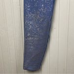 Beyond Yoga Alloy Ombre High Waisted Midi Legging Serene Blue Sparkle Size Large Photo 4