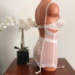 Victoria's Secret Victoria’s Secret Embroidered Long Corset 34C Photo 3