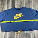 Nike Blue Cropped Sweater Photo 10