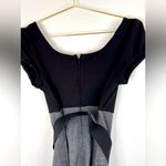 A Byer A.Byer Black & Gray Short Sleeve Colorblock Dress W/ Belt Size 5/6 Career Work Photo 11