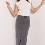 Kut From The Kloth  Midi Denim Skirt size 8 Photo 0