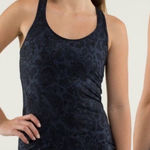 Lululemon ✨ light heather grey paisley loose racerback tank top✨ Photo 0