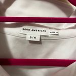 Good American NWT tabbed poplin button down white sz 5/6 (XXL) Photo 4
