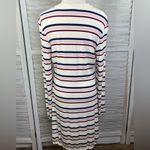 Arizona Jeans ARIZONA JEAN CO Long Sleeve T-Shirt Dress Lettuce Hem Striped-XL Photo 2