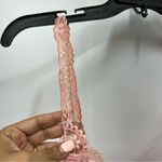 EXPRESS  S Vintage Y2K 90’s 2000’s Pink Lace Trim Velvet Camisole Tank Top Photo 10