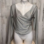 Silver blouse size XXL Photo 0