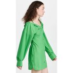 Nanushka Alyssa Dress in Green Womens Shirtdress Mini Photo 14