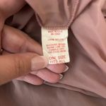 Vintage 70s Nylon Nightgown Dress Small Mocha Sheer Midi Elastic Neckline Sleeve Brown Photo 5