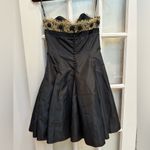 Betsey Johnson Vintage Evening Silk Whimsical Fairy Lace Satin Dress Size 6 S Photo 7