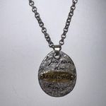Demdaco Inspirational Double Sided Charm Necklace Silver Photo 8