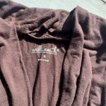 Willi Smith Brown Sleeveless Draped Wrap Front Top S Y2K Made in Israel Photo 4