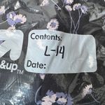 LC Lauren Conrad  Black Floral Dress cold shoulder size M‎ Photo 9