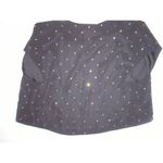 New Womens NWT 0 Erin Fetherston Bolero Shrug Black Crystals Crop Short Jacket Photo 4