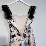 Lulus Show Stopper Cream Embroidered Sequin Bodycon Maxi Dress XS Tulle Gown Tan Photo 8