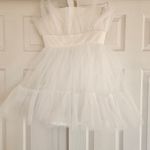 Katie May Ellee Mini Dress White Tulle Wedding Size M Photo 4