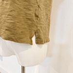 Madewell Cotton Boxy Slub Muscle Tee Tan Khaki Preppy Casual Basic Size Large Photo 3