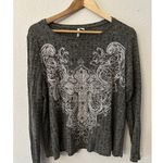 Pretty Est 1946 Blouse Long Sleeve Embellished LK Nw Size L Green Size L Photo 0