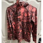 Nike 1/2 Zip Pullover Women's Large Pink Salmon Dri Fit Running Athleisure Photo 0