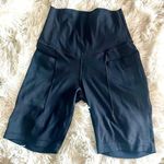 Aerie  Black High-Rise Bike Shorts Photo 0