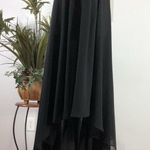 Lulus Women Small Maxi Dress Coveted Ballroom Evening Grown Formal Wear Black Photo 1