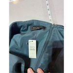 Talbots NWT Teal Silk Gazar pencil straight skirt Size 4 Side Zip Luster new 119 Photo 4