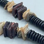 Boutique Heishe style shell disks and shell necklace. Ethnic boho Photo 7