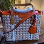 Tory Burch Authentic LINK triple compartments satchel/Crosby Photo 12