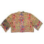 Johnny Was NWT Callaway Flora Kimono Reversible Floral Print Open Jacket XL $285 Photo 7