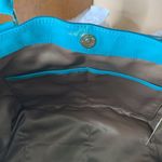 Cole Haan Blue Patent Leather Tote Photo 8