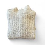 Pilcro  Elegant Pullover Balloon Sleeve Textured Boho Sweater M Photo 5