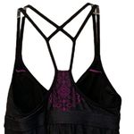 Athleta Printed Coastline Black Strap Shelf Bra Swim Dress Small Summer Beach Photo 3