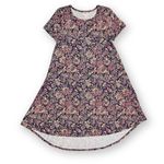 LuLaRoe  Carly Floral High Low Swing Dress NWT Size XS Photo 10