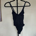 SKIMS ‎ S/M Seamless Sculpt Thong  Bodysuit Onyx NWOB Size M black first release Photo 4