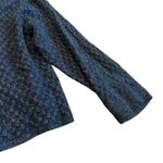 Babaton  1-01 Pullover Sweater Navy Silver Metallic Stretch Size Medium NWOT Photo 8