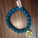 Rustic Cuff Women’s blue crystal  bracelet Photo 0