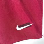Nike Dri Fit athletic shorts - maroon and white Photo 2