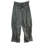 White Fox Boutique White Fox Pump It Louder Cargo Pants Womens S Charcoal Gray Baggy Streetwear NEW Photo 2